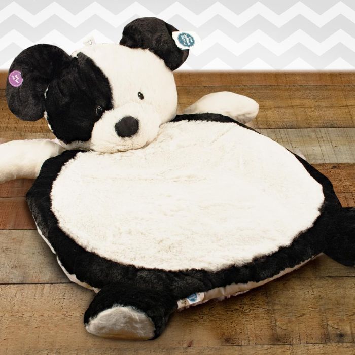 Bestever Black & White Puppy Baby Mat