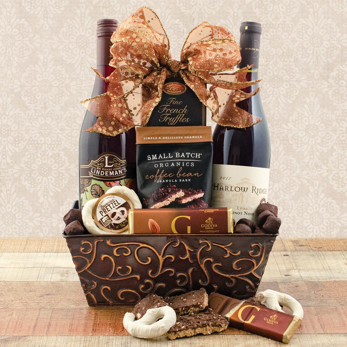 Pinot Noir Duo Wine Gift Basket