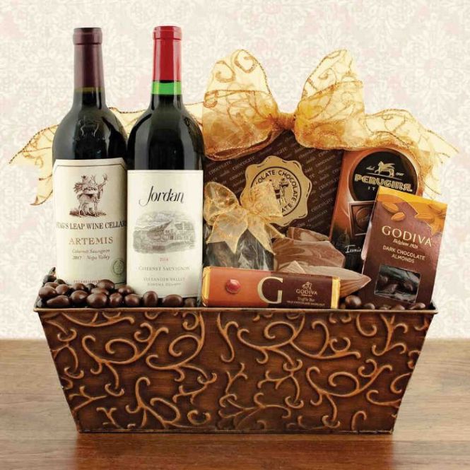 Stag's Leap and Jordan Cabernet Red Wine Duo