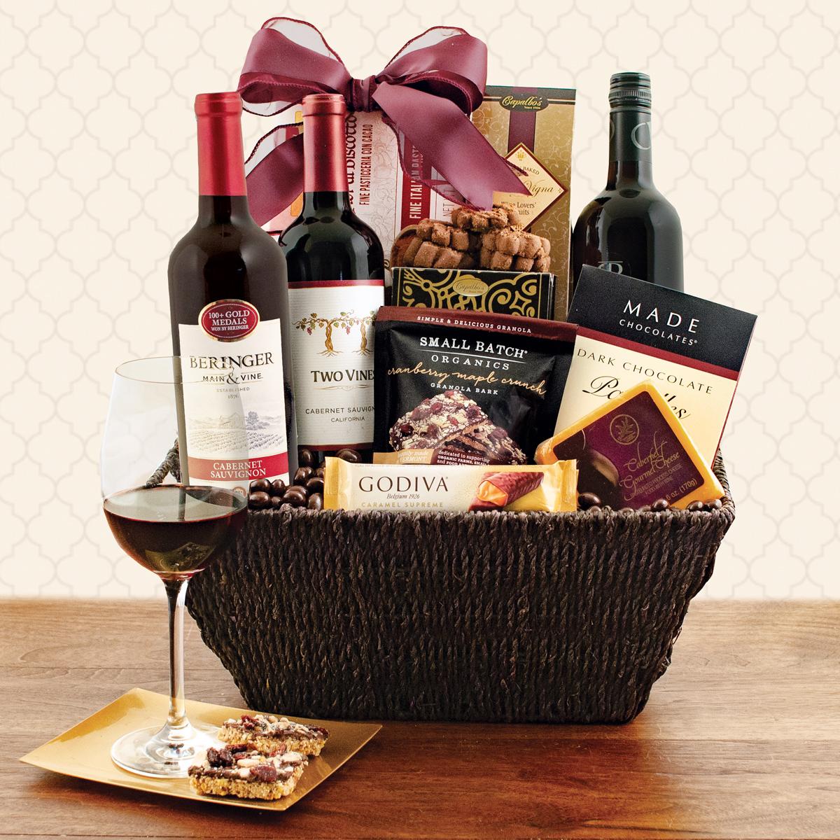 Cabernet Triple Crown Gift Basket