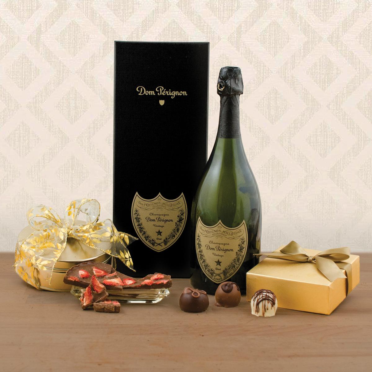 Dom Pérignon & Truffles Gift Basket