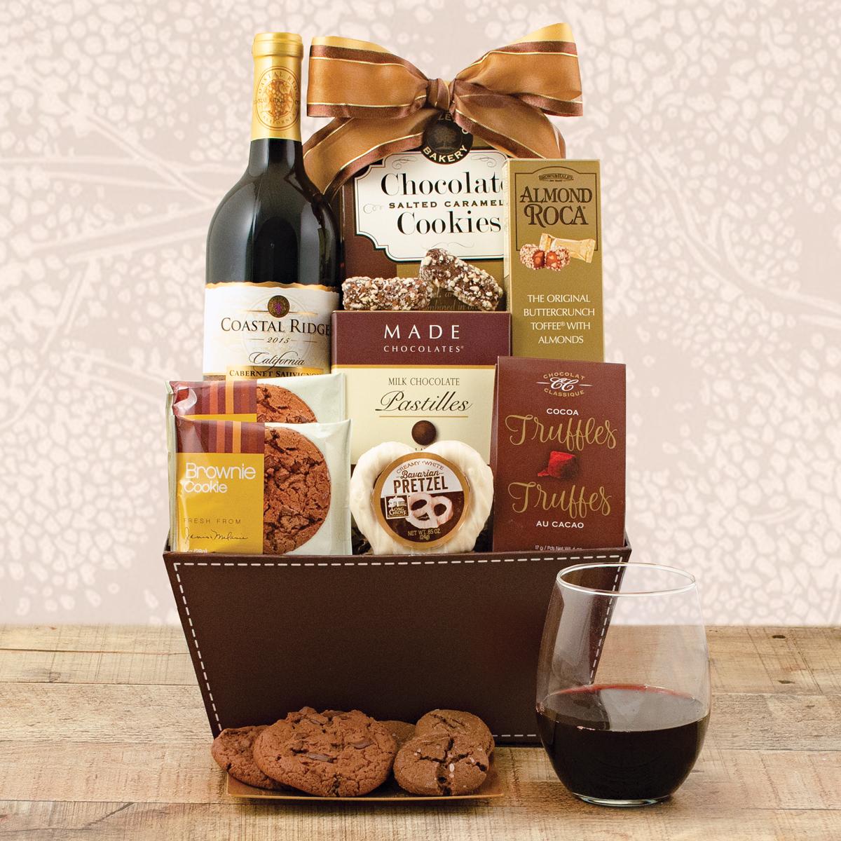 Cabernet & Chocolate Gift Basket