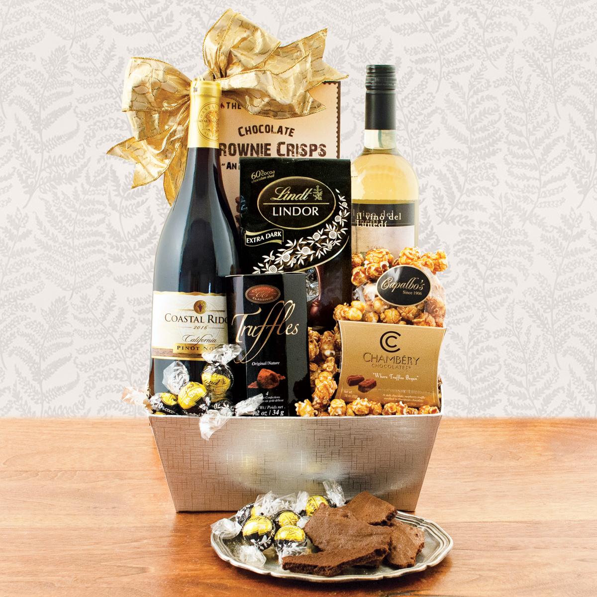 Celebrate Wine Gift Basket