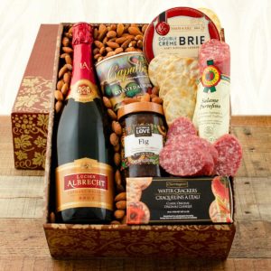 Bubbly and Brie Champagne Gift Box