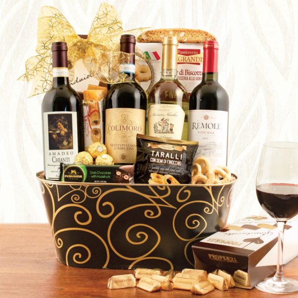 Bella Italia Vino Wine Gift Basket