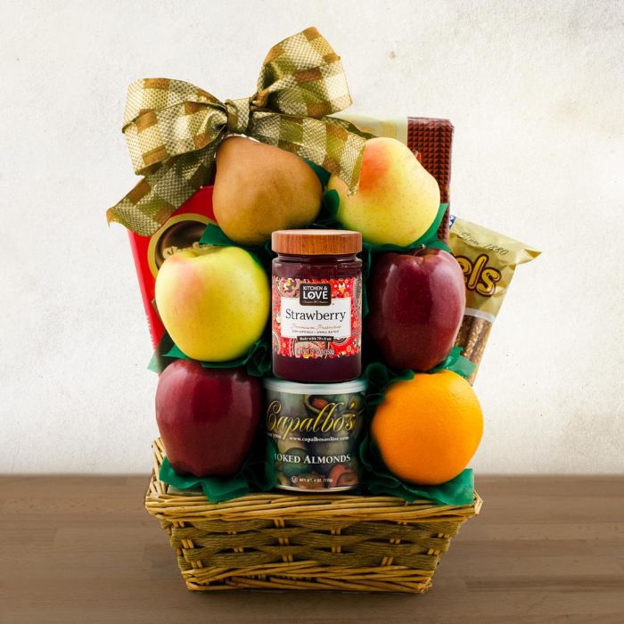 Capalbo's Tel Aviv Fruit & Kosher Food Gift Basket