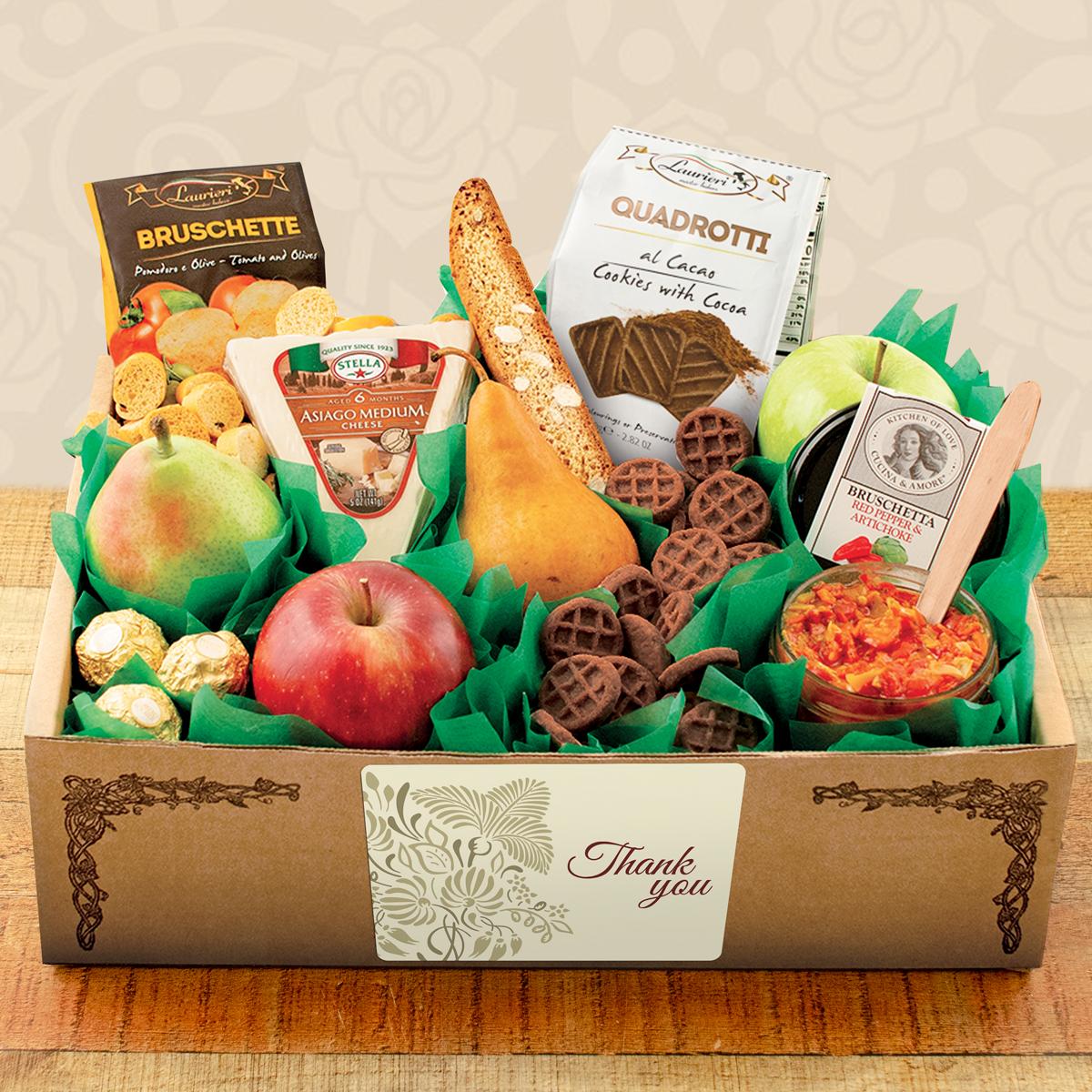 Capalbo's Italian Pride Of The Farm Fruit Gift Box - Thank You