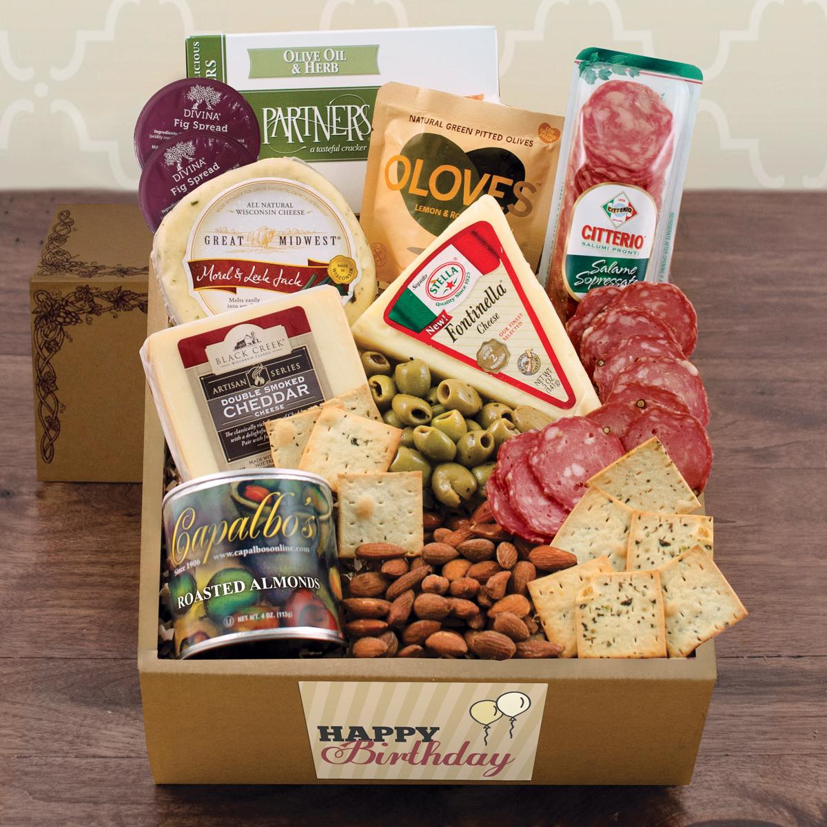 Capalbo's Cheese & Crackers Classic Collection Gift Box - Birthday