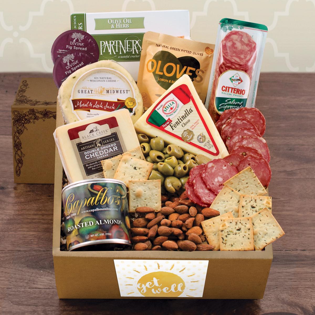 Capalbo's Cheese & Crackers Classic Collection Gift Box - Get Well