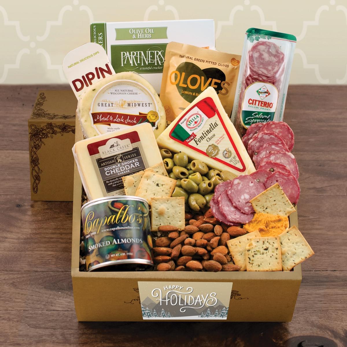 Capalbo's Cheese & Crackers Classic Collection Gift Box - Holidays