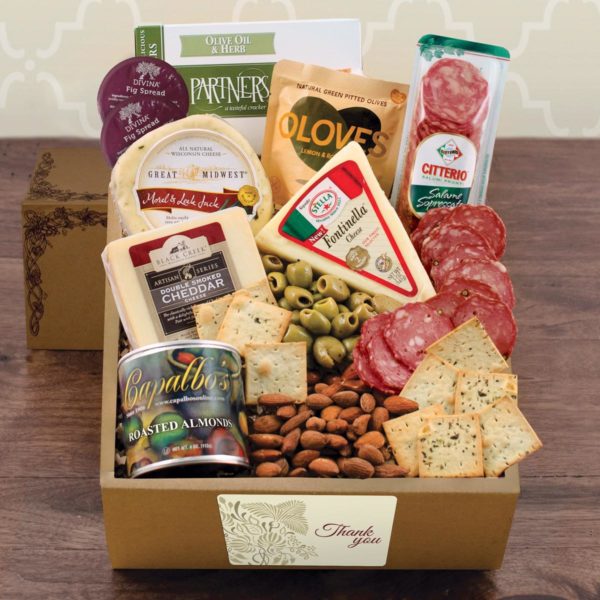 Capalbo's Cheese & Crackers Classic Collection Gift Box - Thank You