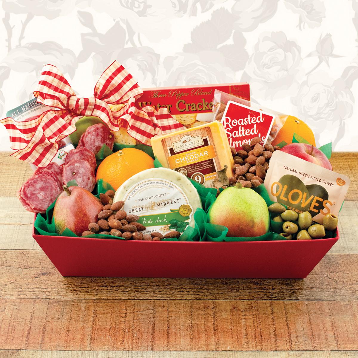 Capalbo's Fruit & Cheese Deluxe Gift Basket