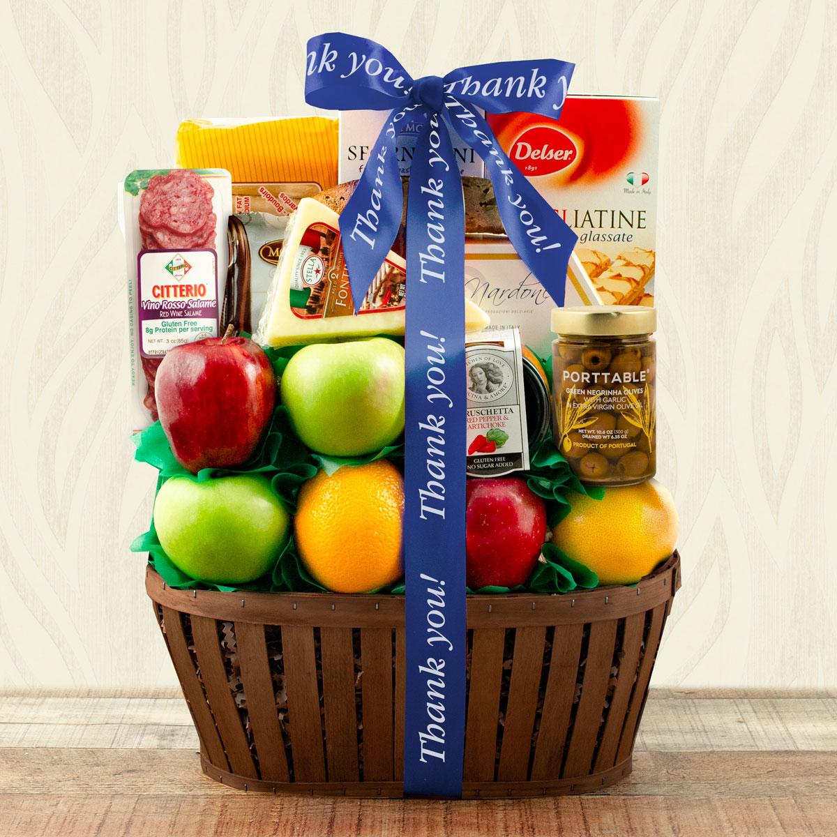 Capalbo's Firenze Fruit Gift Basket - Thank You