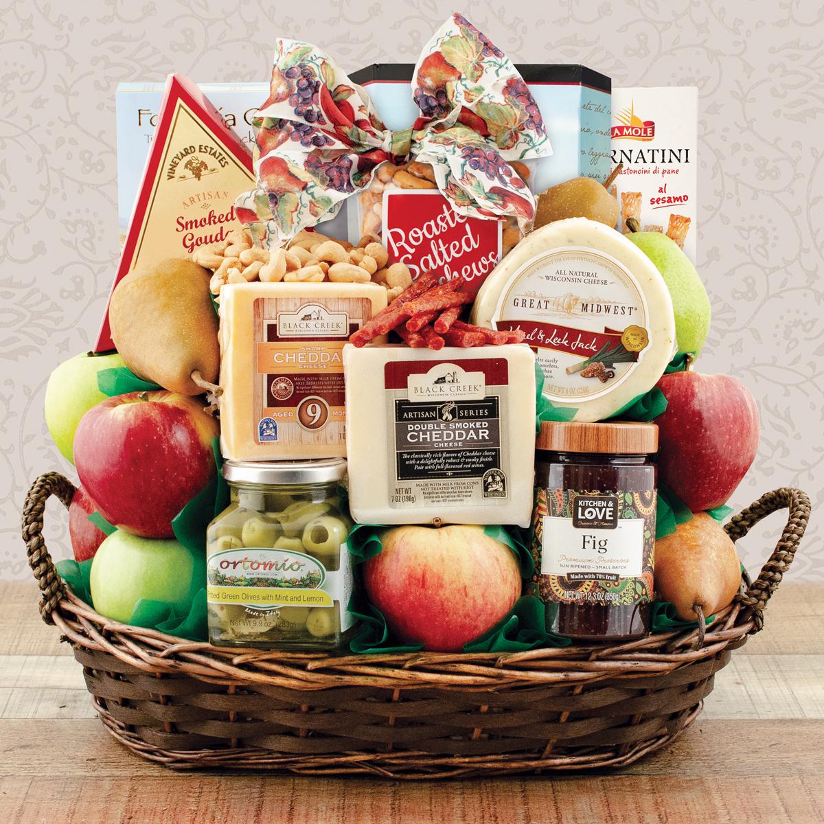 Capalbo's Fruit & Cheese Spectacular Gift Basket